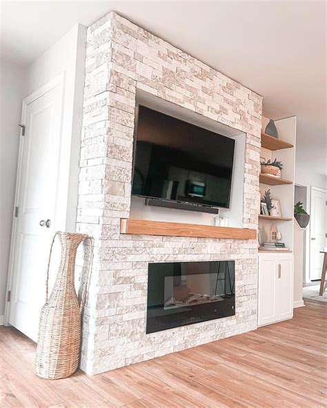 electric fireplace wall diy